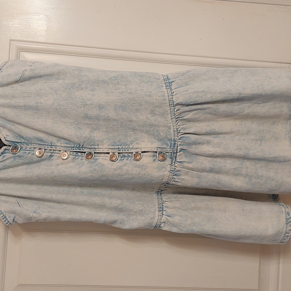 American Eagle Outfitters Light Blue Denim Dress